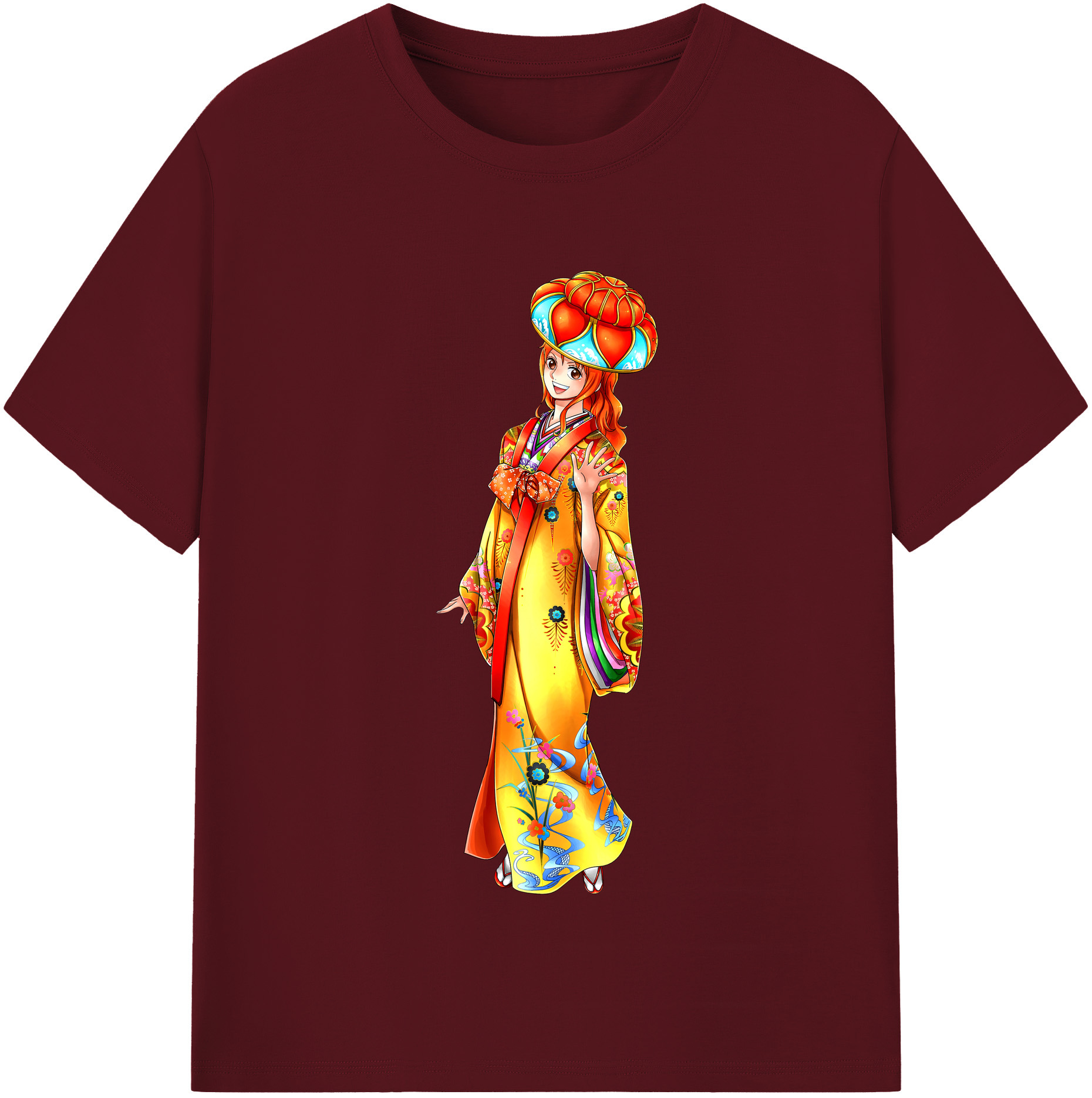 ワンピース ナミ ONE PIECE Nami 綿100％半袖Tシャツ（フロントプリント）